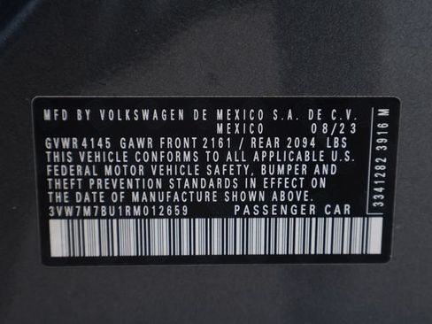 Certified 2024 Volkswagen Jetta SE FWD image 27