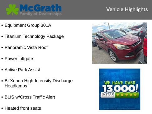 Used 2016 Ford Escape Titanium w/ Equipment Group 301A AWD/4WD image 6