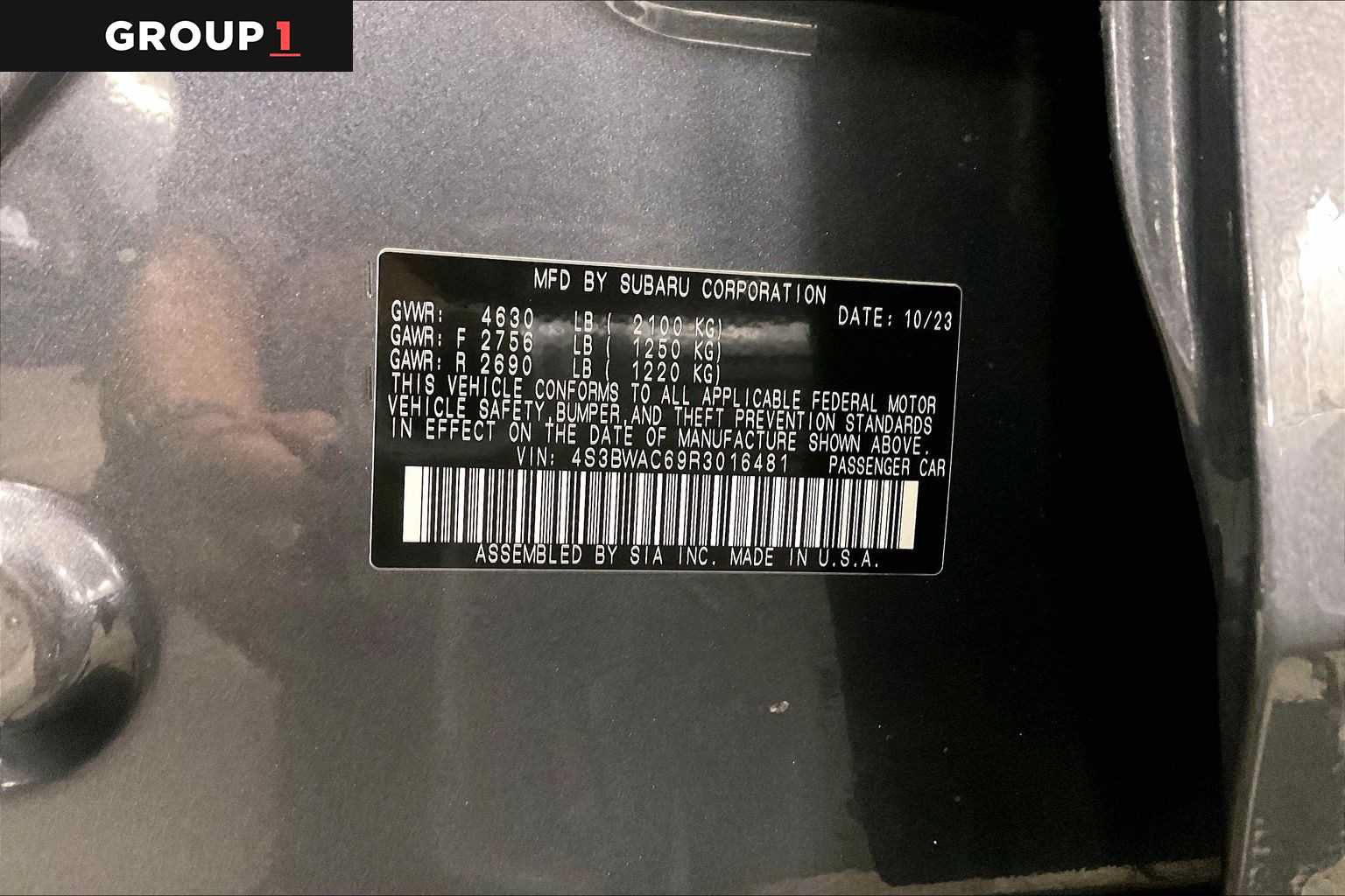 Certified 2024 Subaru Legacy Premium AWD/4WD image 35