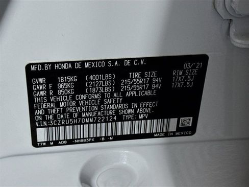 Used 2021 Honda HR-V EX-L image 32