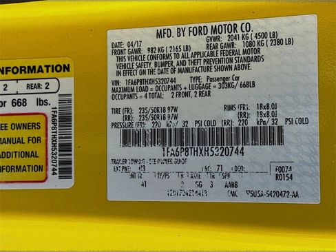 Used 2017 Ford Mustang Premium image 32