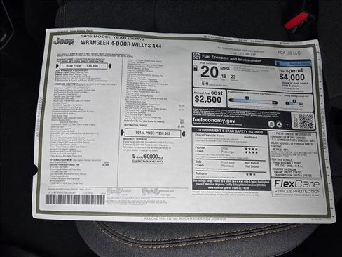 New 2026 Jeep Wrangler Unlimited Sport AWD/4WD image 17