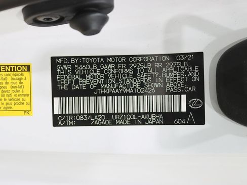 Used 2021 Lexus LC 500 Convertible w/ Touring Package RWD image 36