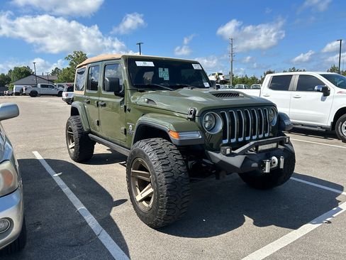 Used 2021 Jeep Wrangler Unlimited Sahara w/ LED Lighting Group image 2