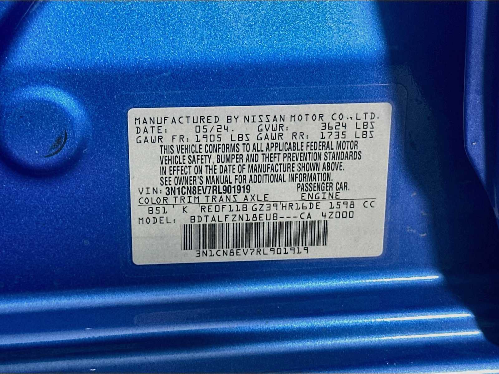 Used 2024 Nissan Versa SV FWD image 28
