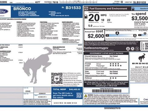 New 2025 Ford Bronco Big Bend AWD/4WD image 33
