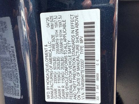 Certified 2026 Honda CR-V Sport Touring image 30