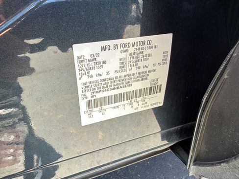 Certified 2022 Ford Edge SE AWD/4WD image 30