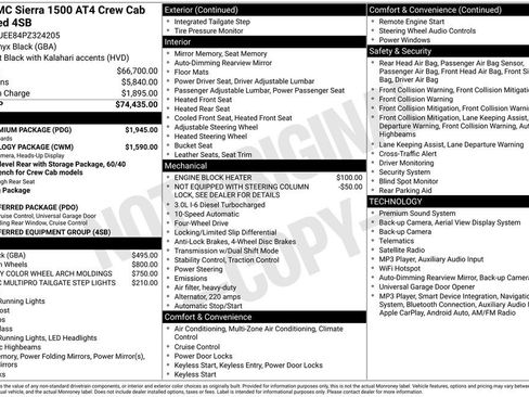 Used 2023 GMC Sierra 1500 AT4 w/ AT4 Premium Package AWD/4WD image 2