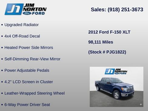 Used 2012 Ford F150 XLT w/ XLT Convenience Pkg AWD/4WD image 15