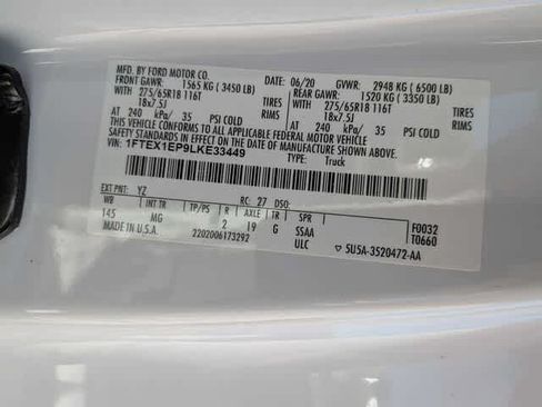 Used 2020 Ford F150 XLT w/ Equipment Group 302A Luxury AWD/4WD image 36