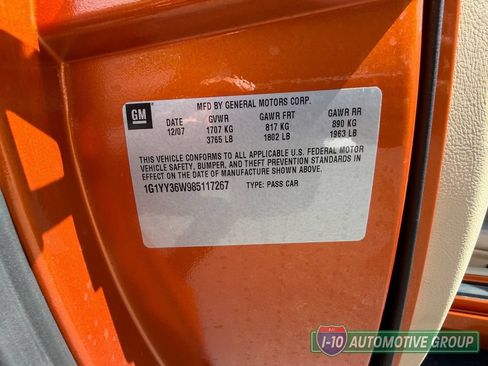 Used 2008 Chevrolet Corvette Convertible w/ Preferred Equipment Group RWD image 27