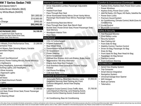 Used 2017 BMW 740i image 6