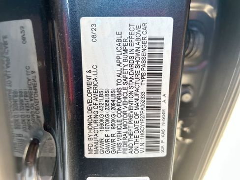 Used 2023 Honda Accord LX image 2