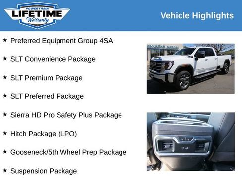 Used 2025 GMC Sierra 3500 SLT w/ SLT Premium Package AWD/4WD image 2