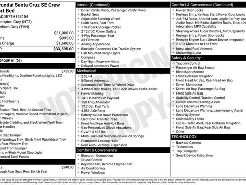 New 2026 Hyundai Santa Cruz SE image 6