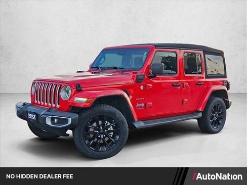 Used 2021 Jeep Wrangler Unlimited Sahara w/ Cold Weather Group AWD/4WD image 1