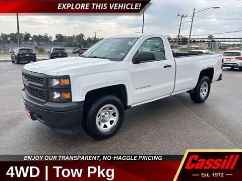 Used 2015 Chevrolet Silverado 1500 W/T w/ Snow Plow Prep Package AWD/4WD image 1