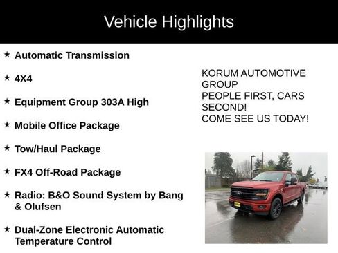 New 2025 Ford F150 XLT w/ Equipment Group 303A High image 4