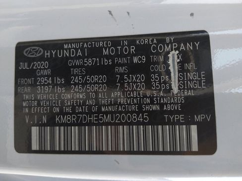 Used 2021 Hyundai Palisade Calligraphy AWD/4WD image 33