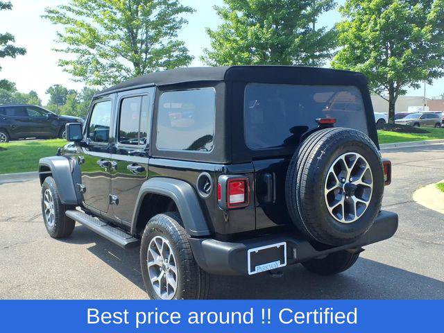 Certified 2025 Jeep Wrangler Unlimited Sport AWD/4WD image 7