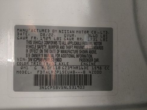 Used 2022 Nissan Kicks S FWD image 33