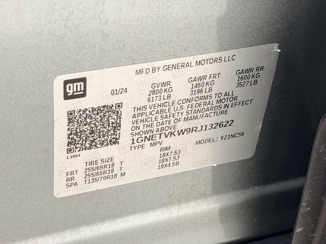 Certified 2024 Chevrolet Traverse LT AWD/4WD image 21