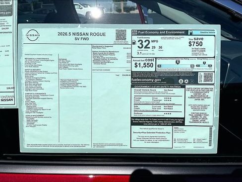 New 2026 Nissan Rogue SV FWD image 12