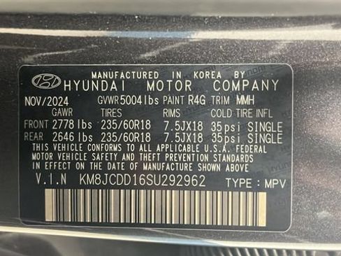 Used 2025 Hyundai Tucson SEL AWD/4WD image 27