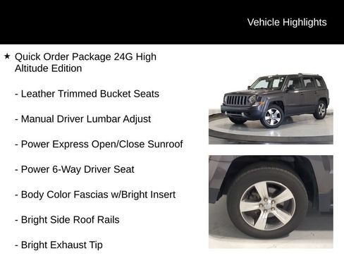 Used 2017 Jeep Patriot High Altitude FWD image 7