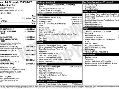 New 2026 Chevrolet Silverado 2500 LT w/ All Star Edition AWD/4WD image 56