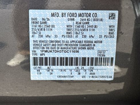 New 2026 Ford Explorer Active w/ Active Comfort Package RWD image 32