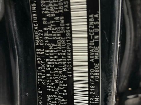 Used 2023 Toyota Camry LE FWD image 53