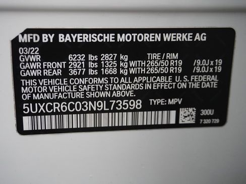 Used 2022 BMW X5 xDrive40i w/ Parking Assistance Package image 60