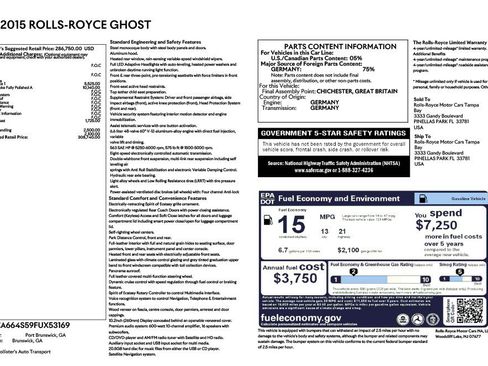 Used 2015 Rolls-Royce Ghost image 7