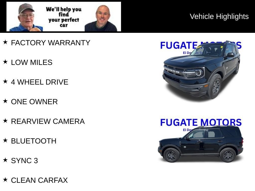 Used 2022 Ford Bronco Sport Big Bend w/ Convenience Package AWD/4WD image 8