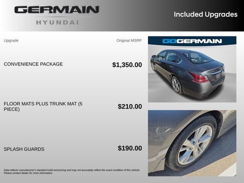 Used 2015 Nissan Altima 2.5 SV w/ Convenience Package FWD image 15