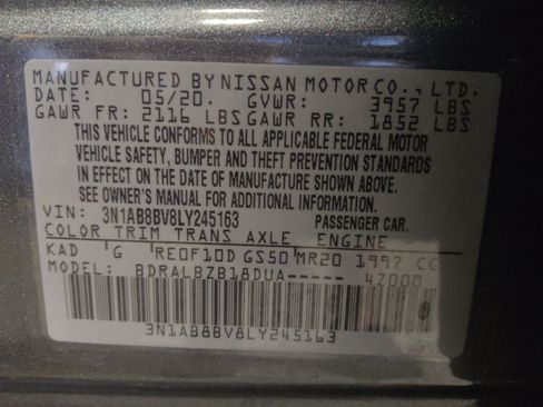 Used 2020 Nissan Sentra S FWD image 33