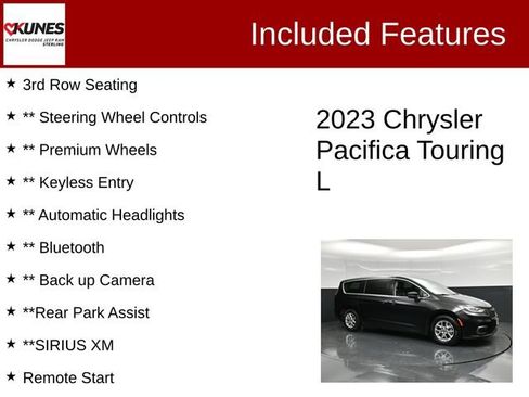 Certified 2023 Chrysler Pacifica Touring-L FWD image 3