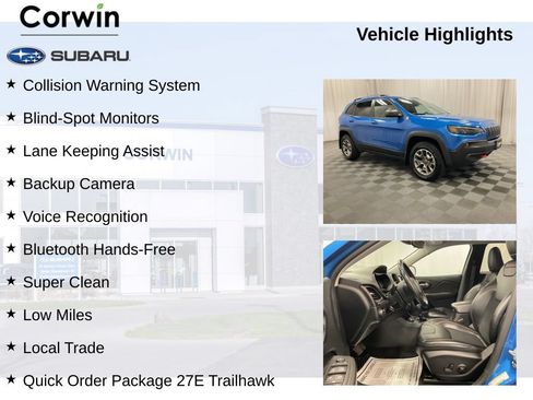 Used 2021 Jeep Cherokee Trailhawk AWD/4WD image 11