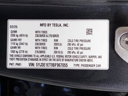 Used 2025 Tesla Model 3 Performance AWD/4WD image 71