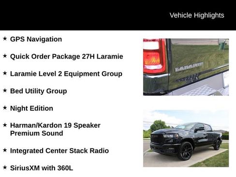 Used 2026 RAM 1500 Laramie w/ Night Edition AWD/4WD image 4