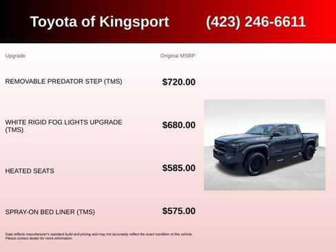 Used 2026 Toyota Tacoma SR5 AWD/4WD image 3