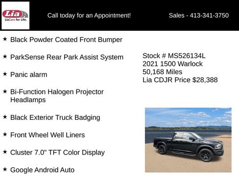 Used 2021 RAM 1500 Warlock w/ Electronics Group AWD/4WD image 31