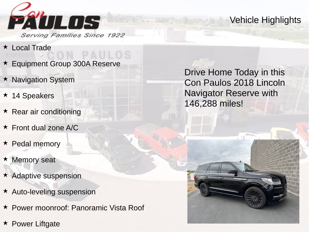 Used 2018 Lincoln Navigator Reserve AWD/4WD image 7