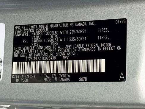 New 2026 Lexus RX 500h F Sport image 19