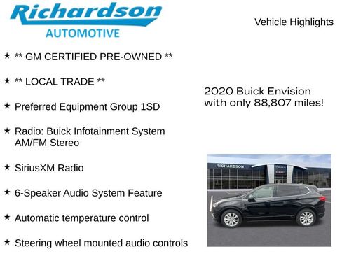 Used 2020 Buick Envision Preferred FWD image 11