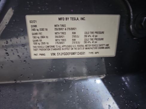 Used 2021 Tesla Model Y Performance AWD/4WD image 36