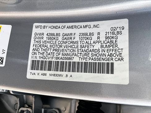 Used 2019 Honda Accord LX image 33
