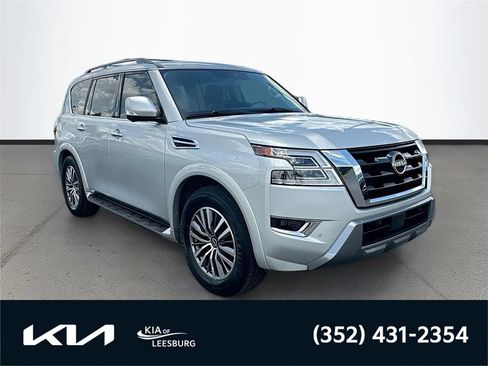 Used 2023 Nissan Armada SL w/ Captain's Chairs Package RWD image 1
